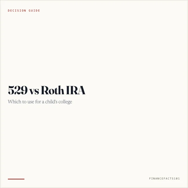 529 vs Roth IRA for College: Which Should You Use?