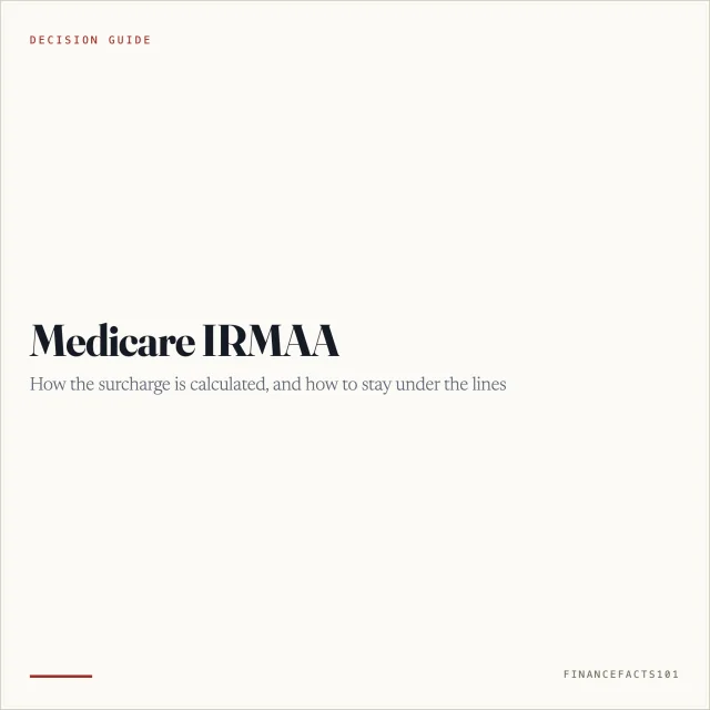 Medicare IRMAA: How It Is Calculated and How to Avoid It