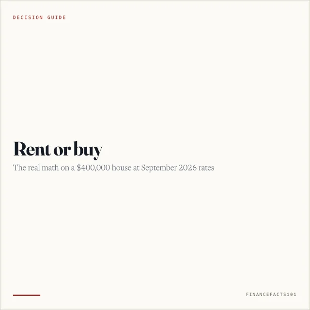 Renting vs Buying a Home: The Real Math