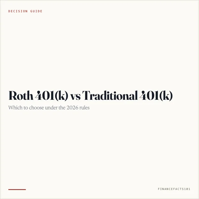 Roth 401(k) vs Traditional 401(k): Which Should You Choose?