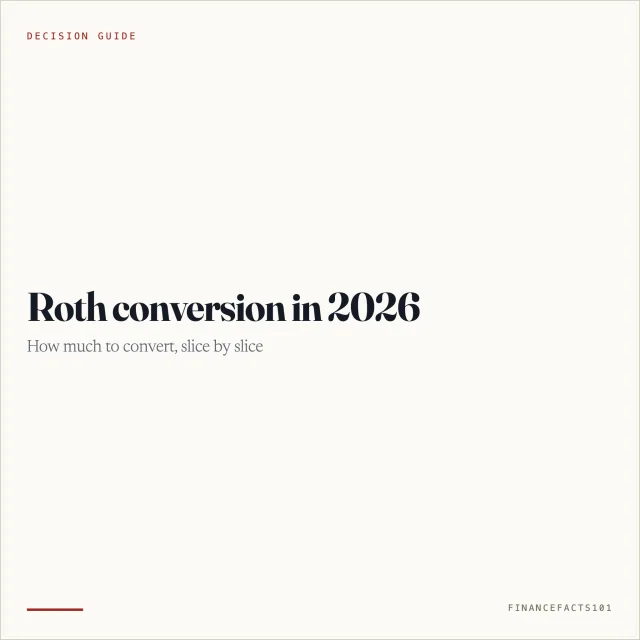 Should I Do a Roth Conversion in 2026? How Much to Convert