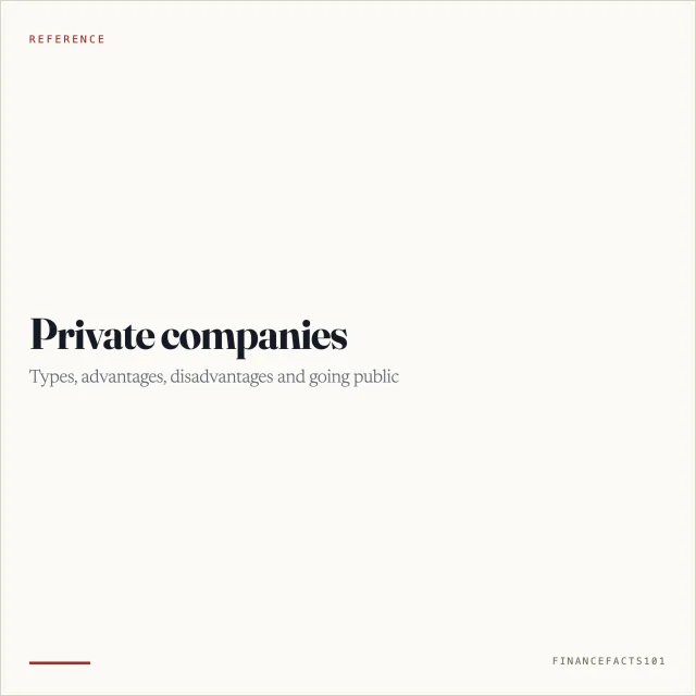 Private Companies: Types, Advantages, Disadvantages and Going Public