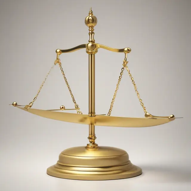Comparing simple and geometric means: Golden scale illustrating the difference between calculating an Average Annual Return and the Average Annual Rate of Return for mutual funds.