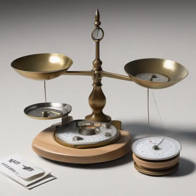 A balance scale illustrating Activity-Based Budgeting (ABB) as a precise weight, contrasted with Traditional Budgeting