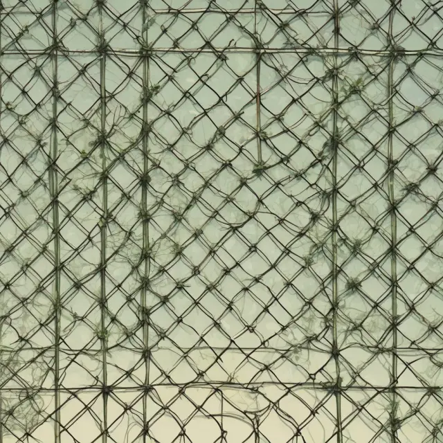 Vines representing economic theories, with absolute advantage as the central theme, growing towards mutual understanding.