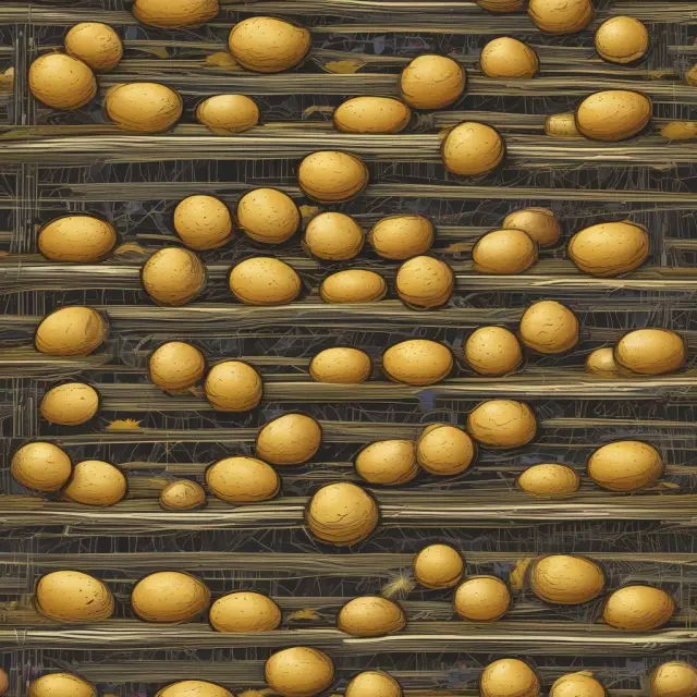 Delayed golden eggs in an automated system representing ACATS transfer process, showing potential minor inconveniences and waiting periods.