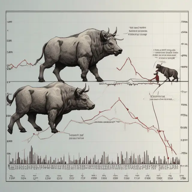 Two animals representing tax liabilities (bull) and income (bear) on a five-year timeline with the bull shrinking faster, illustrating accelerated depreciation savings