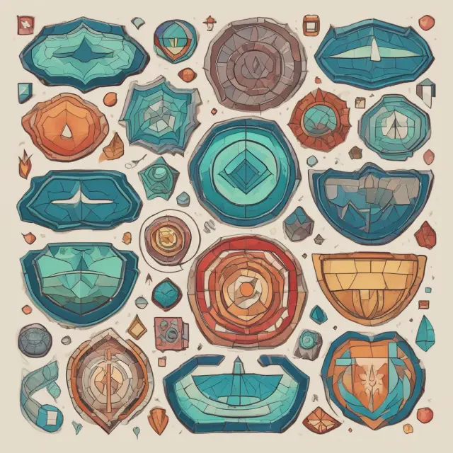 A visually appealing illustration featuring shields symbolizing risk management strategies: avoidance, transfer, mitigation, and exploitation.