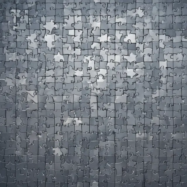 A metaphorical image showcasing accountability as a collection of interconnected, transparent puzzle pieces forming a firm foundation symbolizing trust and transparency.