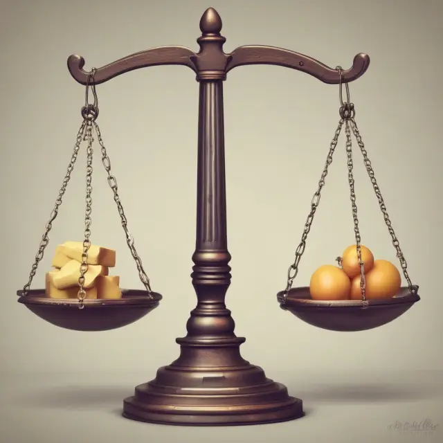 Old scale with assets understated and liabilities overstated, representing accounting conservatism principle