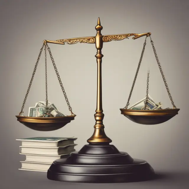 Scales balanced with revenues and expenses symbolizing accurate financial reporting following accounting conservatism principles