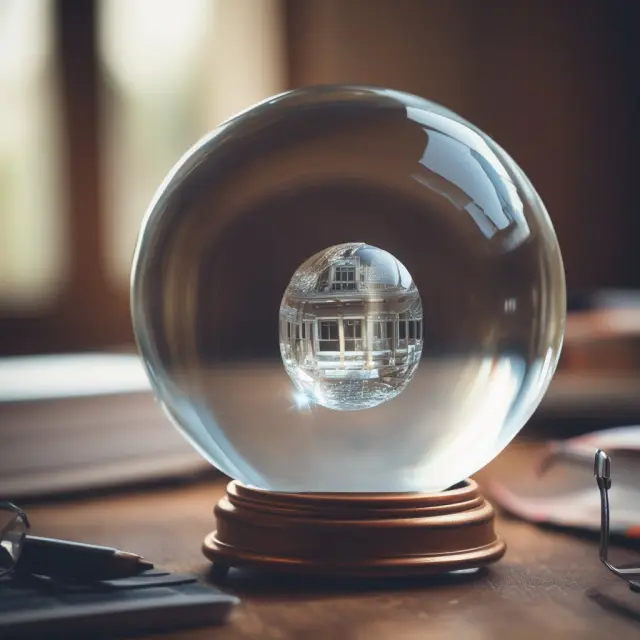 Crystal ball displaying trends and developments in accounting conservatism