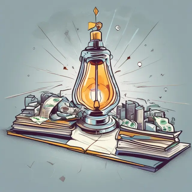 FASB, symbolized by a lighthouse, leads the way to financial transparency through Generally Accepted Accounting Principles (GAAP)