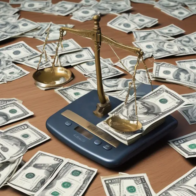 A balanced scale tips between two sides representing cash and accrual accounting, illustrating the decision businesses must make based on size, industry, tax implications, and reporting obligations.