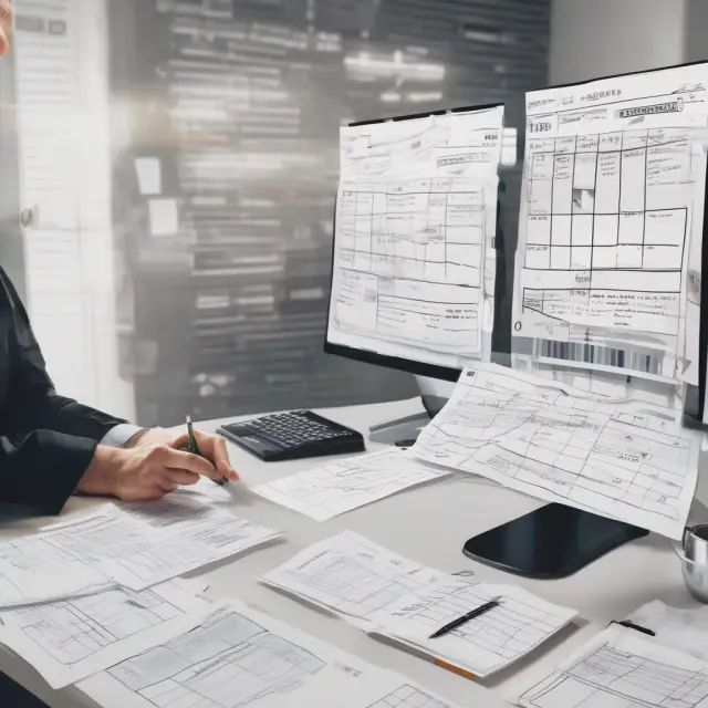 Visualization of sorting invoices based on payment status and age for calculating accounts receivable aging.