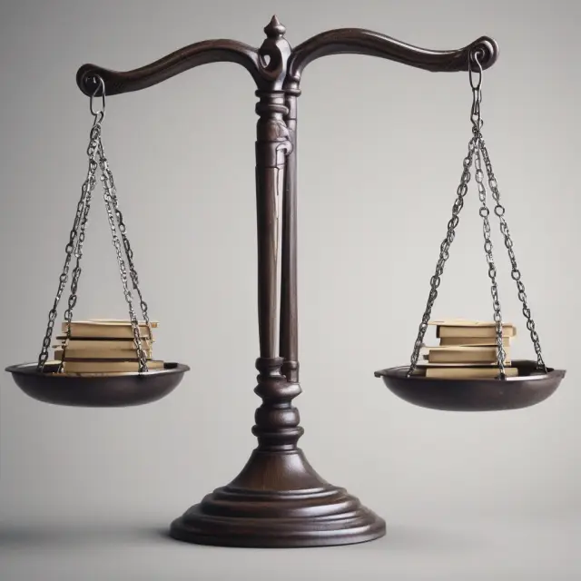 Scale comparing Accounts Payable and Accounts Receivable, emphasizing balance in business finances
