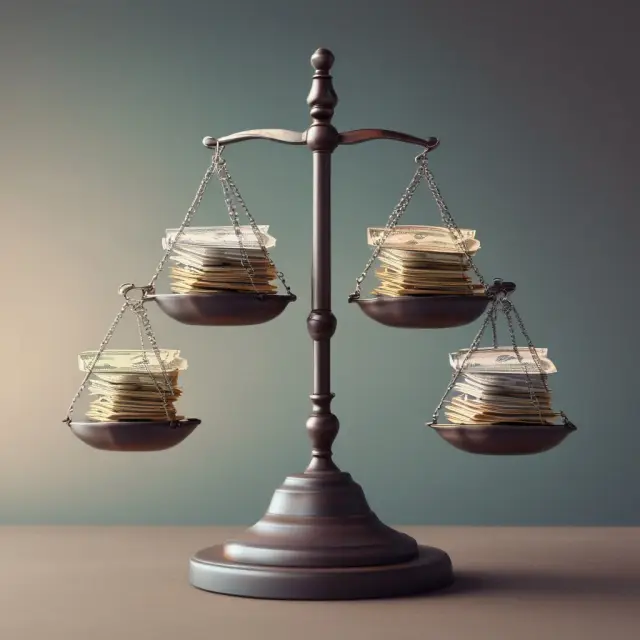An accountant accurately calculating the Accounts Payable Turnover Ratio, using real-world numbers to balance supplier purchases and accounts payable, illustrating efficient financial management