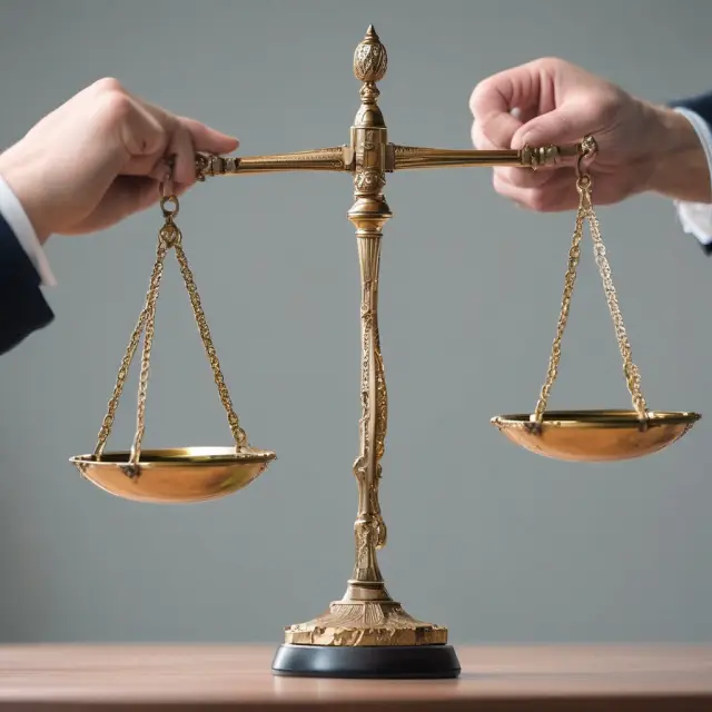 CPA holding scales, weighed down by business valuation tools, emphasizing the importance of accuracy in certification process