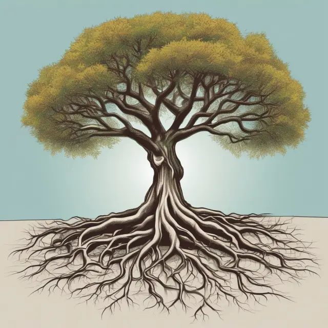 An image of a tree symbolizing business valuation. The tree