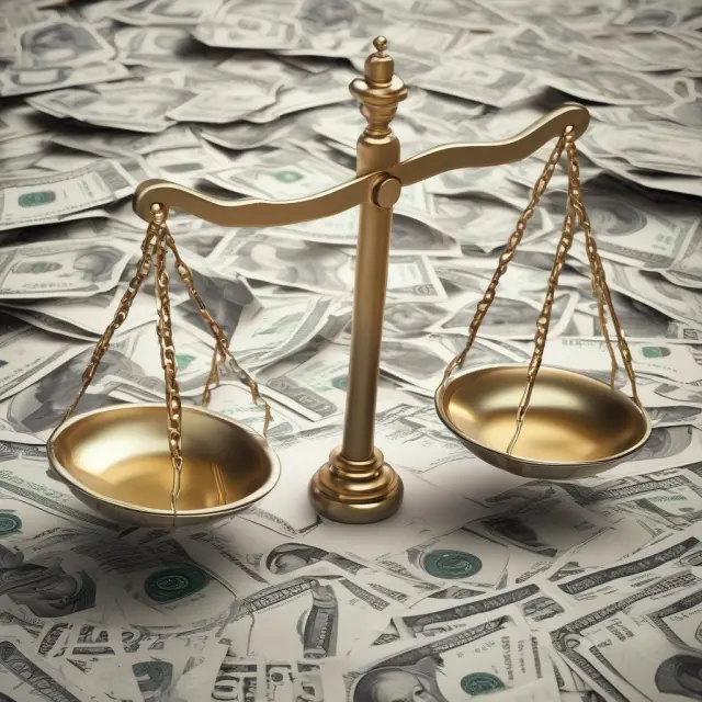 Image of two scales balancing income documentation against regulatory requirements