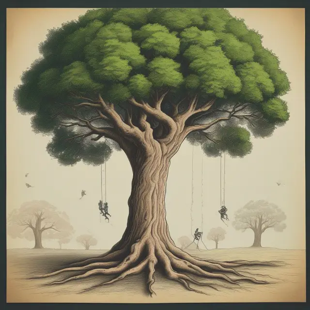 Visualization of bond value growing into a tree as it reaches maturity with the concept of accretion of discount