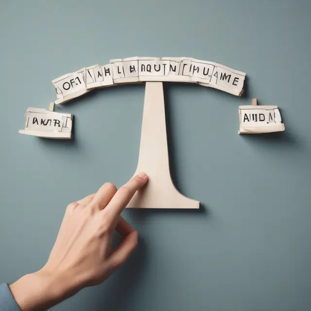 A scale showing the threshold between cash basis and accrual accounting, with a hand representing regulatory bodies adjusting the balance towards accrual accounting for larger companies