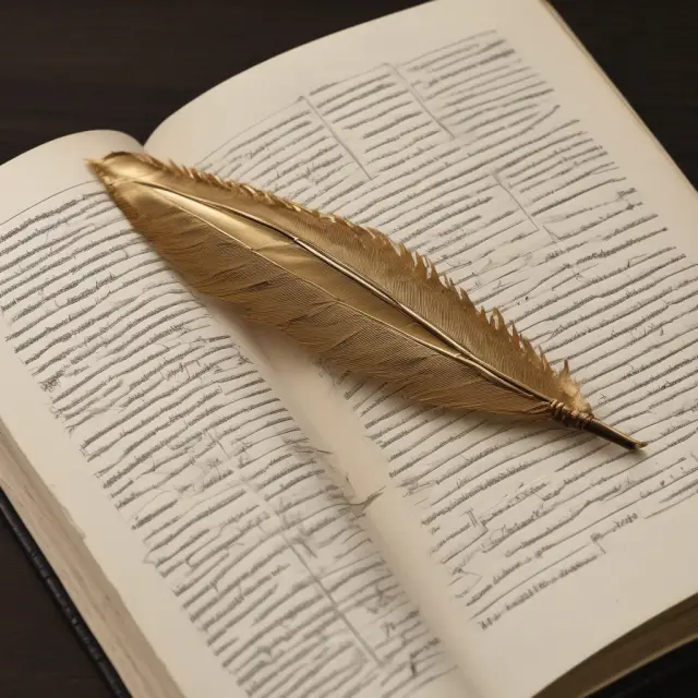 Golden quill and journal entries representing revenues, expenses, assets, and liabilities under accrual accounting.