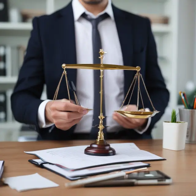 Accountant balancing accrued expenses with reversing entries for accurate financial records