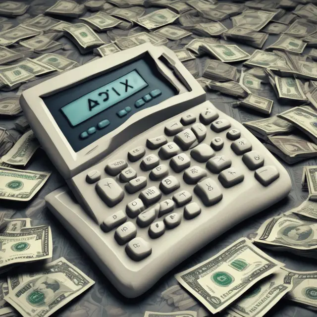 Tax calculator processing accrued income as cogs turn, generating relevant taxes and withholding amounts