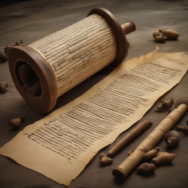 An ancient scroll unfurling, displaying common FAQs about accumulated depreciation