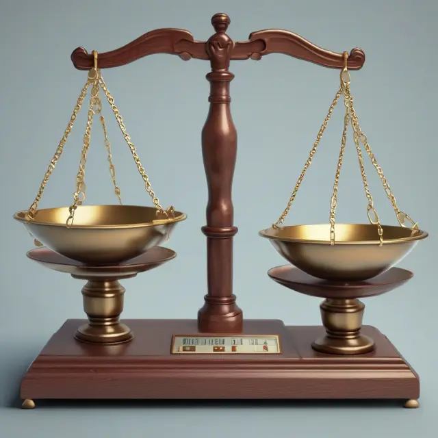 Balance scale illustrating the importance of understanding accumulated depreciation for financial analysis and asset efficiency.
