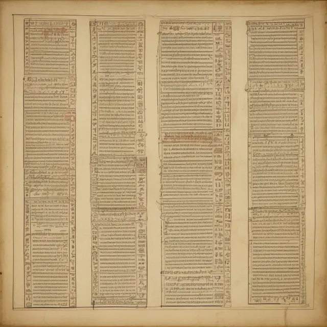 Investors studying intricate accumulation/distribution patterns on ancient scrolls, unlocking valuable insights into market trends
