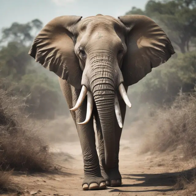 A large elephant stands proudly at a clearinghouse, representing the ACH Network
