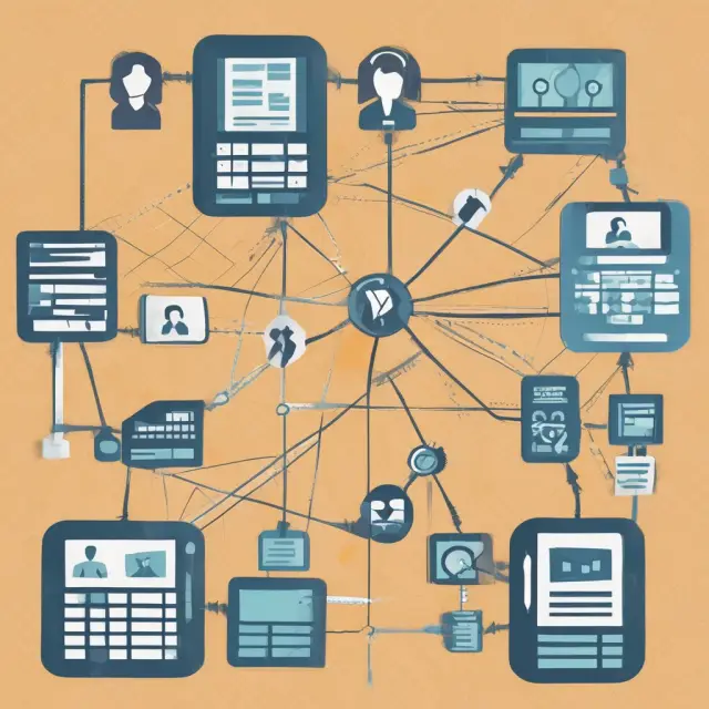 Illustration of ACH network handling diverse transactions: payroll deposits, consumer bills, B2B, and tax refunds.