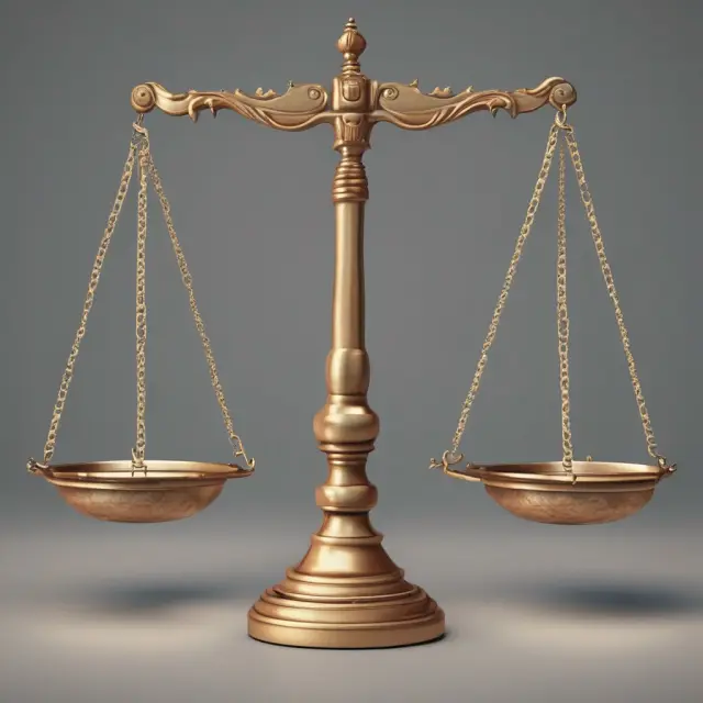Balance scale comparing fair market value assets to acquisition price, displaying goodwill as the difference