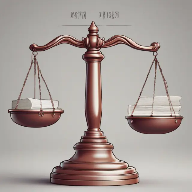 Scale weighing intangible assets (patents, trademarks, copyrights, goodwill) and intangible liabilities, emphasizing their significance in acquisition accounting.