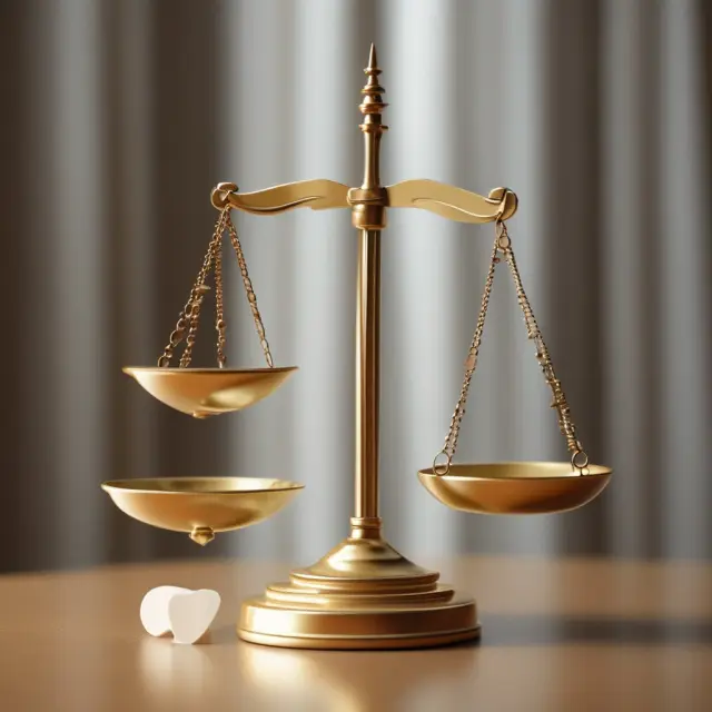 An image of a golden scale with a target company symbol on one side, as the other side tips towards it, illustrating acquisition premiums impacting M&A transactions
