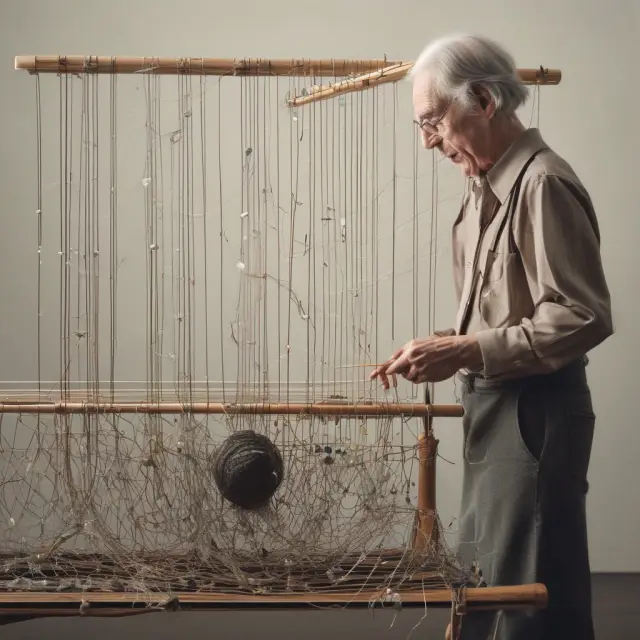 Actuaries at work, analyzing life expectancy data and weaving it into a loom of compound interest to create secure financial products for the life insurance sector