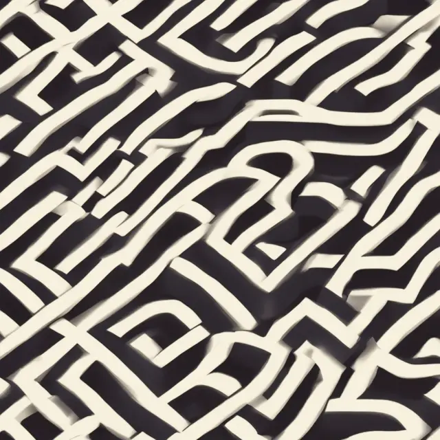 A complex maze illustrating regulations guiding add-on interest loans. Institutional investors navigate the labyrinth to understand consumer protections and potential risks.