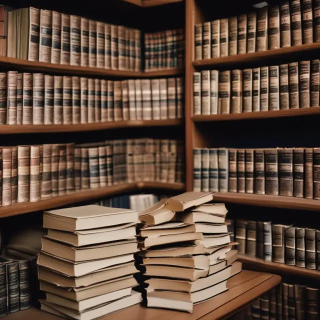 Librarian organizing books on a labeled shelf, representing access to informative resources for tax credits and related topics