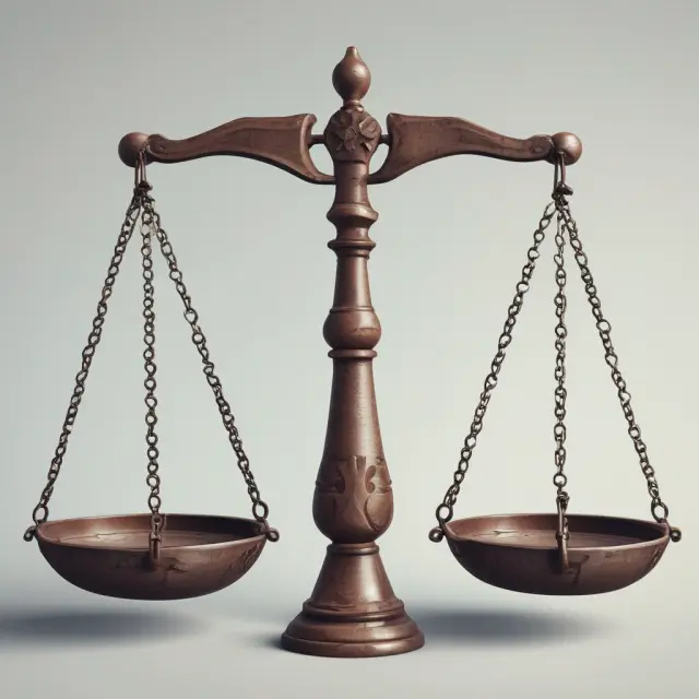 Two scales with unequal weights represent the limitations of using Adjusted EBITDA as a single financial metric for analysis.