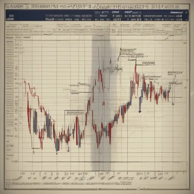 Timeline of raw and adjusted closing prices, with adjusted stabilizing the latter