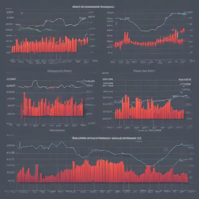 Visualization of American Depositary Shares (ADS) trends with gapping patterns, support/resistance levels, and moving averages