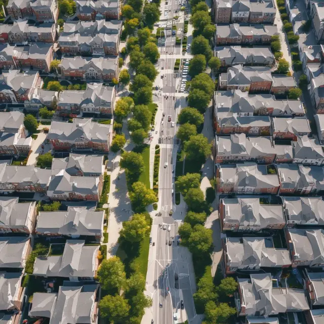 A scale comparing the property tax burden of various jurisdictions, with images representing the implications for investors: high taxes versus low taxes and property values