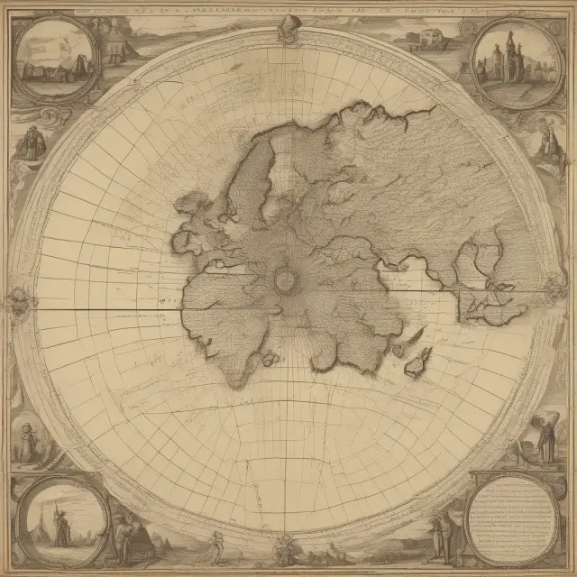 An ancient map illustrating the essential requirements of adverse possession: continuous, open, notorious, hostile, and exclusive use.