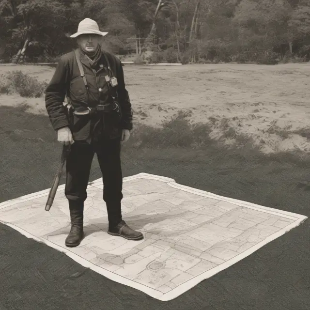 Landowner safeguarding land through inspections and property boundary markings