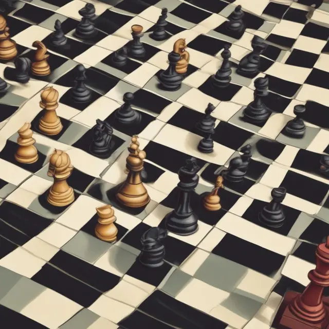 Insurers and investors as chess masters playing against consumers, hiding risks while making informed decisions in adverse selection scenarios.