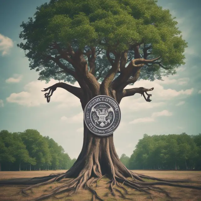 Two interconnected trees symbolizing companies undergo affiliation assessment with SEC and IRS oversight