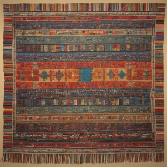 Diverse threads coming together on a tapestry, representing the history and evolution of affirmative action policies