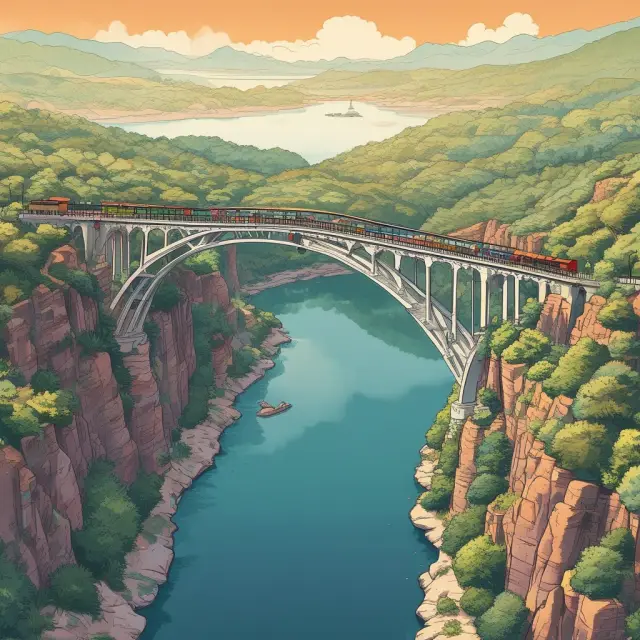 Bridge metaphorically representing affirmative action policies connecting underrepresented communities, contributing to a more inclusive society
